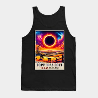 Copperas Cove Texas Total Solar Eclipse 2024 Tank Top